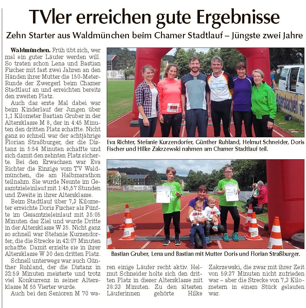 Bild zum Beitrag „Chamer Stadtlauf 2018“