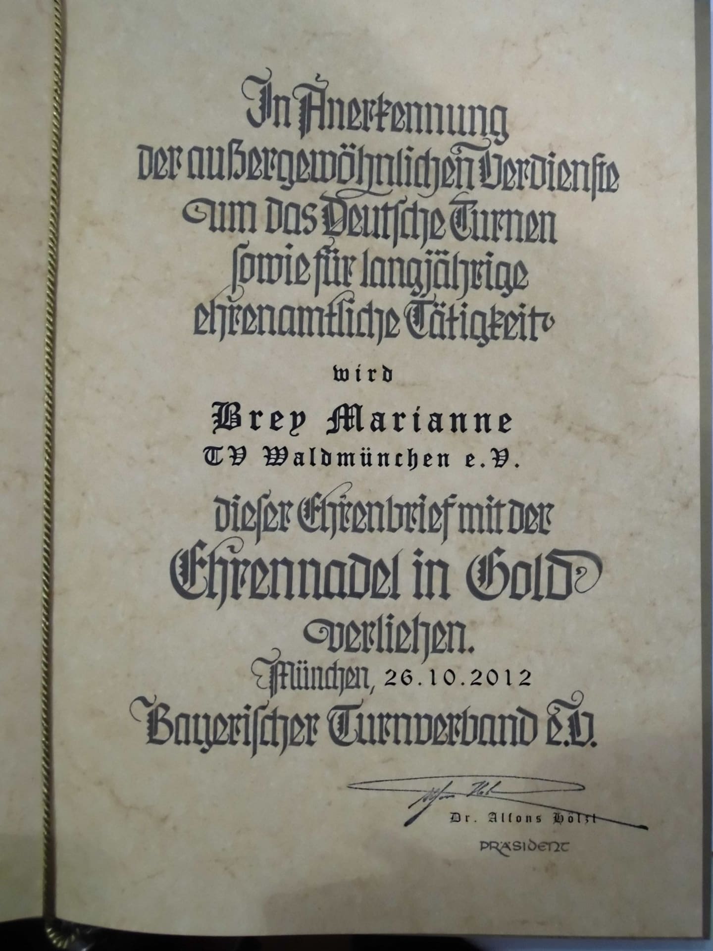 Bild zum Beitrag „Gauturntag in Regensburg 25.10.12“