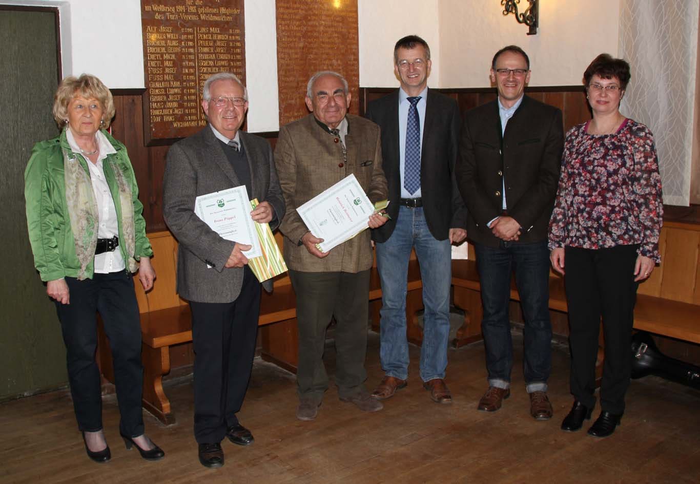 Bild zum Beitrag „Ehrungen bei der Jahreshauptversammlung 2014“